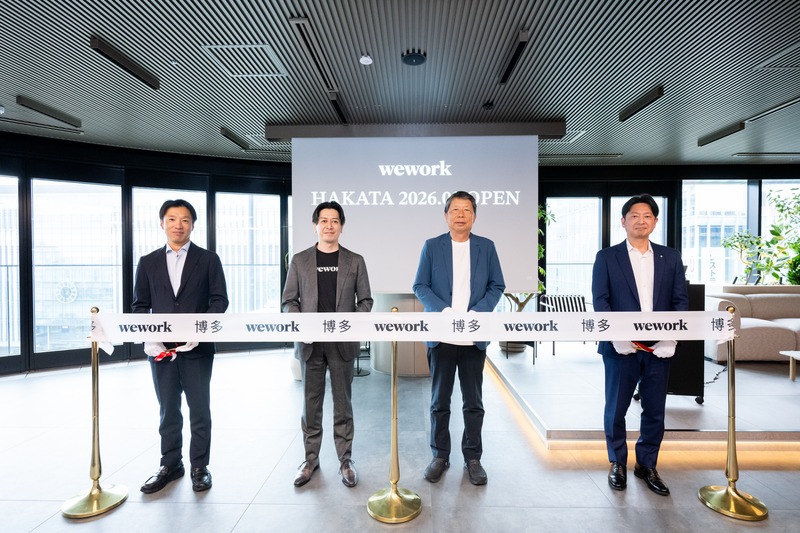 博多駅直結「WeWork 博多」が開業、街と人をつなぐ福岡3拠点目の共創拠点へ