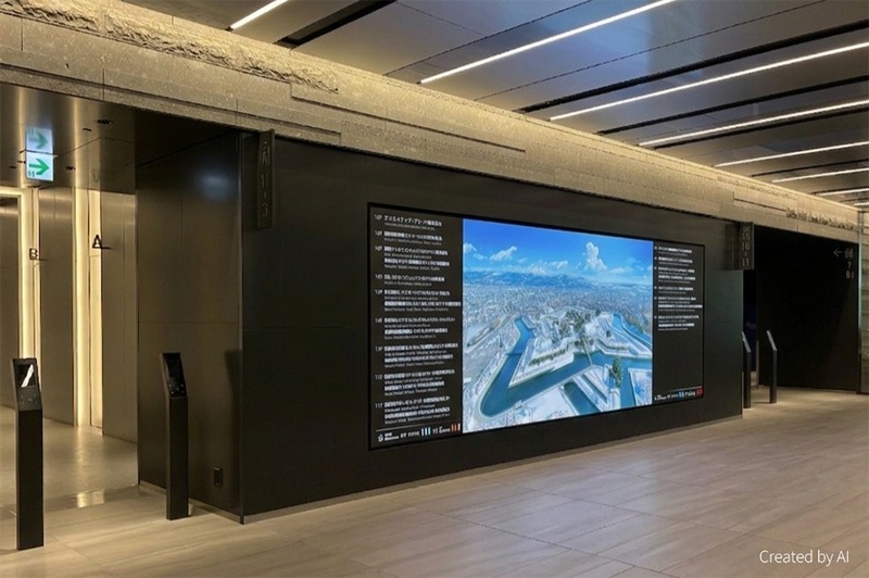 時間と天気で表情が変わる「Utsuroi Art」　札幌で273パターンの生成AIアートを実証放映