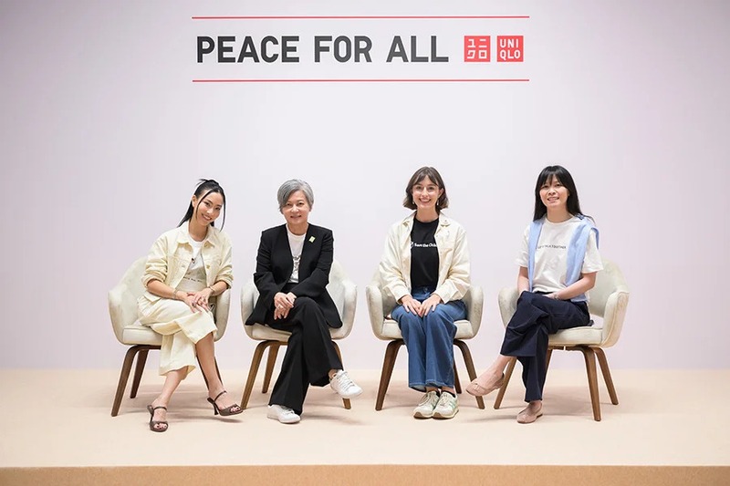 ASEANにおけるPEACE FOR ALLの支援活動を紹介した登壇者4人